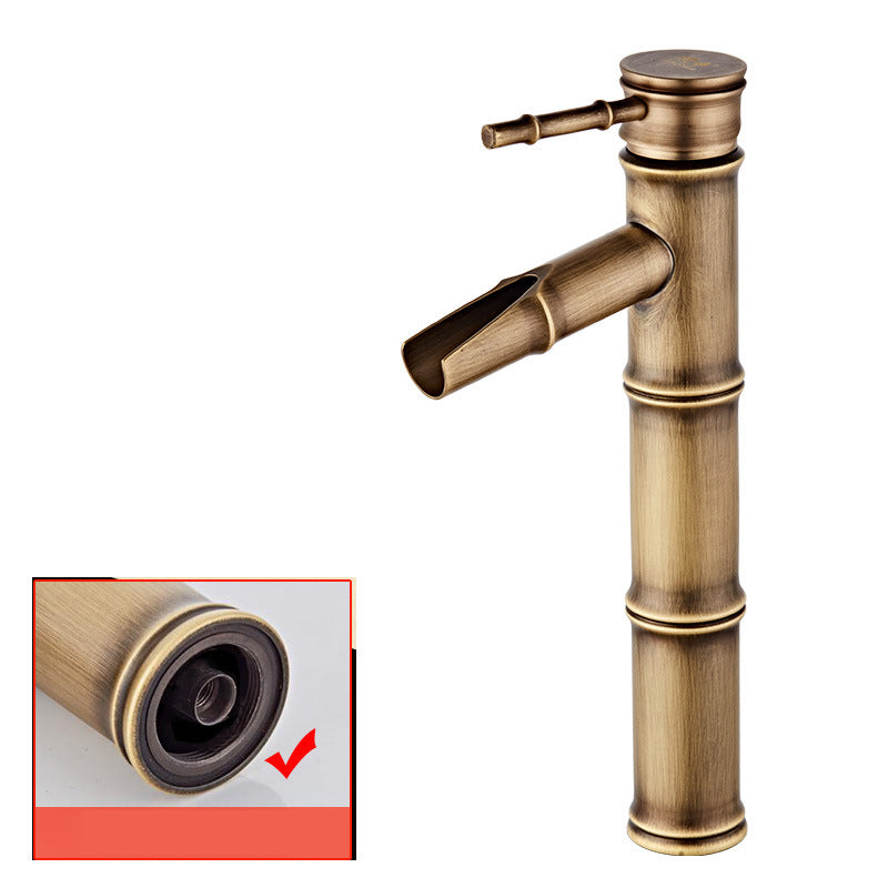 Avtoit | Lever Handle Vanity Faucet Country Low Arc Faucet Single Hole Basin Faucet