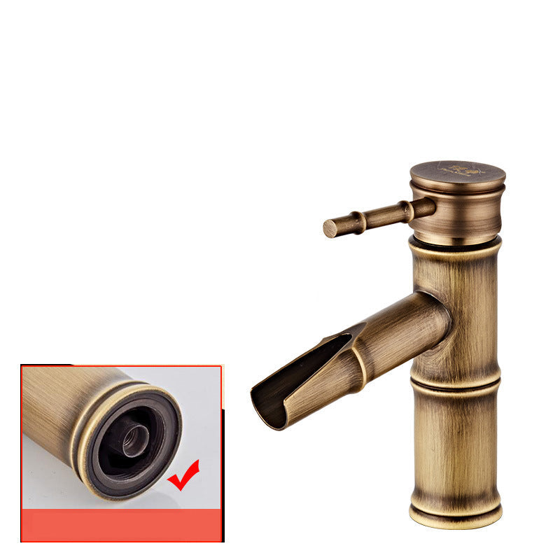 Avtoit | Lever Handle Vanity Faucet Country Low Arc Faucet Single Hole Basin Faucet