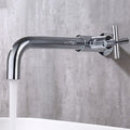 Avtoit | Glam Wall-mounted Bathroom Faucet Copper Single Handle Low Arc Basin Faucet for Bathroom