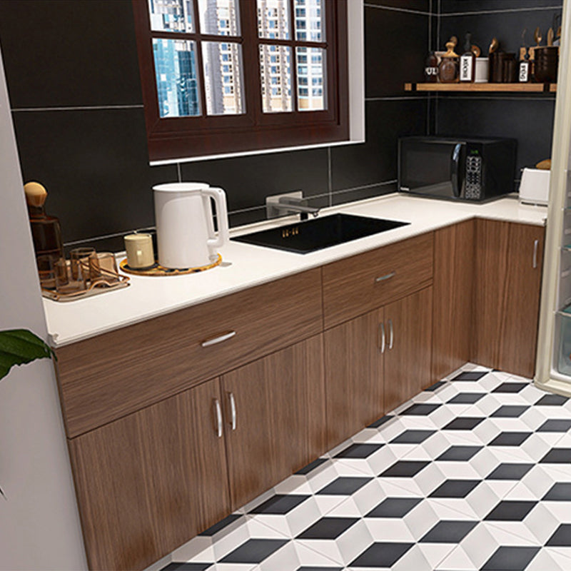 Avtoit | Modern Style Rectangular PVC Flooring Stone Look Peel and Stick Vinyl Floor