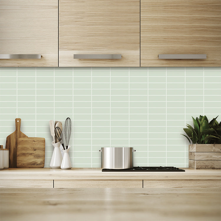 Avtoit | Peel and Stick Tiles Waterproof Plastic Rectangular Peel & Stick Tile for the Kitchen 2-Pack