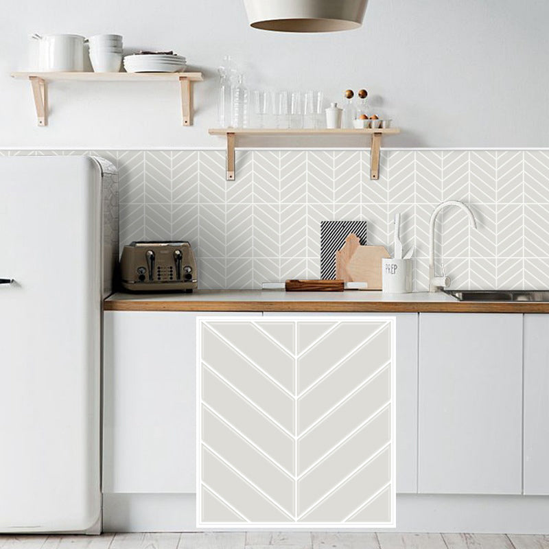 Avtoit | Peel and stick tiles Waterproof plastic rectangular peel and stick tile for the kitchen 2-pack