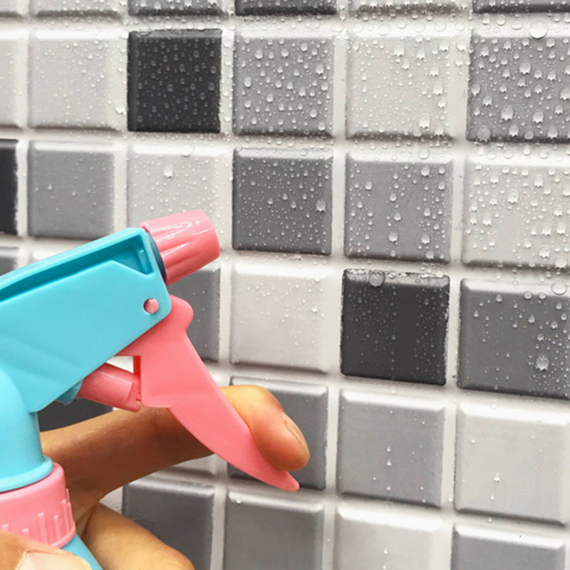 Avtoit | Tile Stripping & Gluing Square Mosaic PVC Stain Resistant Stripping and Gluing Plates for Shower 5 Pack