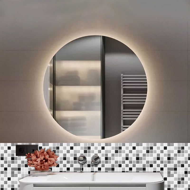 Avtoit | Tile Stripping & Gluing Square Mosaic PVC Stain Resistant Stripping and Gluing Plates for Shower 5 Pack