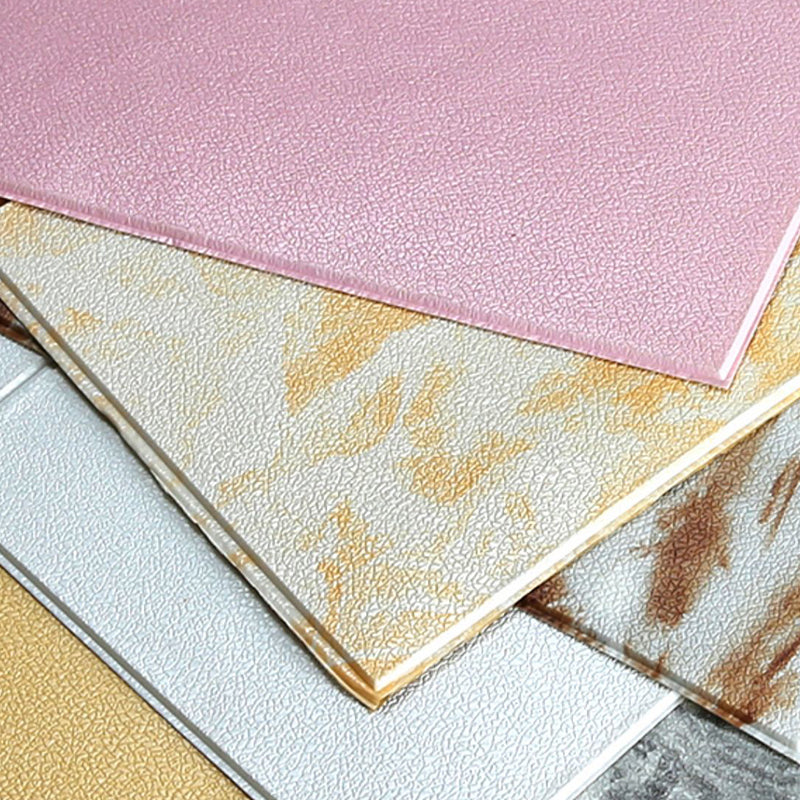 Avtoit | Glam Wall Covering Peel and Stick Texture Effect Design Square Wall Panel