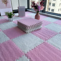 Avtoit | Multicolored Level Loop Carpet Tile Non-Slip Composite Floor Tiles for Bedroom