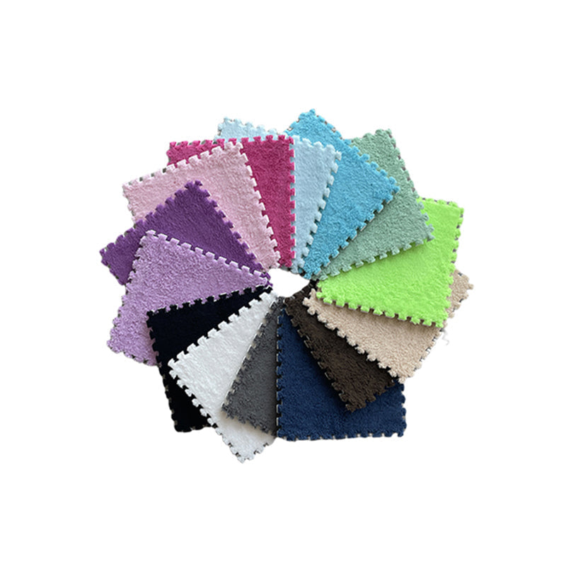 Avtoit | Multicolored Level Loop Carpet Tile Non-Slip Composite Floor Tiles for Bedroom