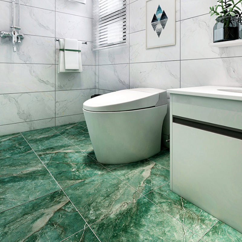 Avtoit | Peel and Stick Vinyl Floor Dark Gloss Vinyl Floor with Square Edge