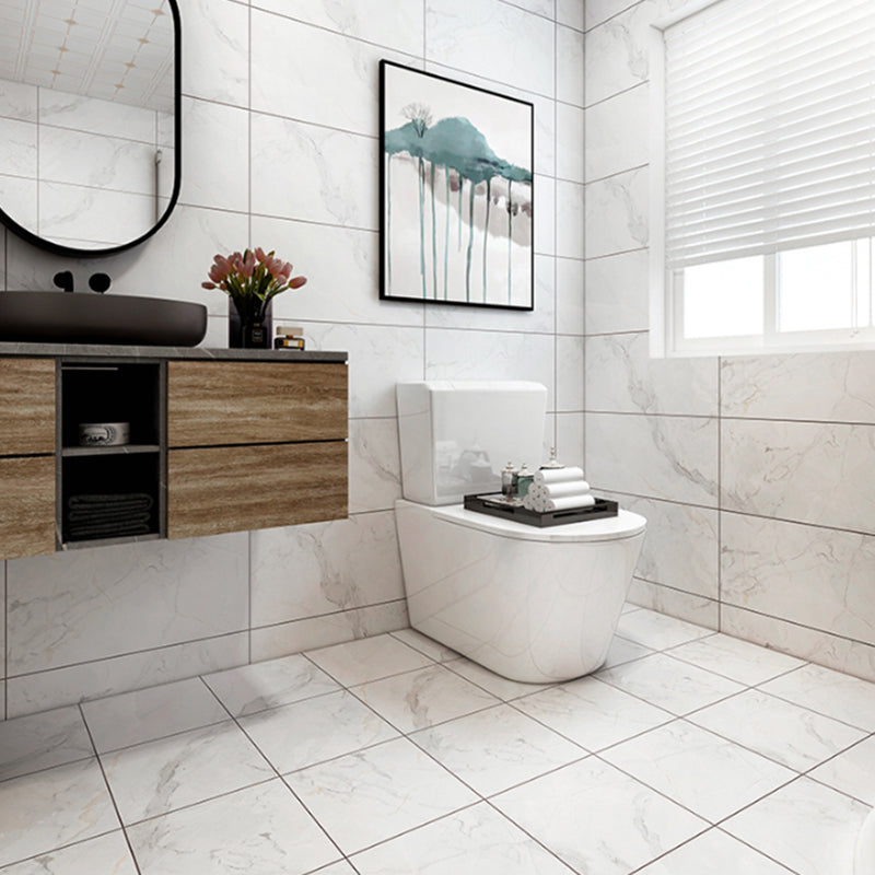 Avtoit | Peel and Stick Vinyl Floor Dark Gloss Vinyl Floor with Square Edge