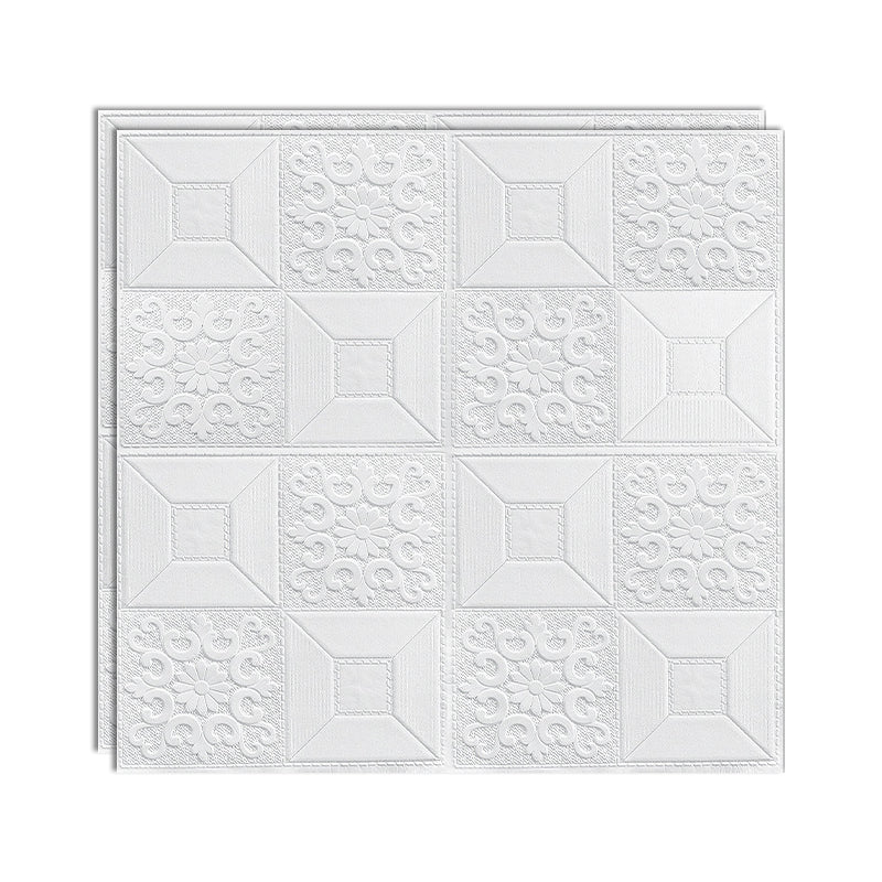 Avtoit | Modern Wall Panel Peel and Stick Texture Effect Design Square Wall Panel