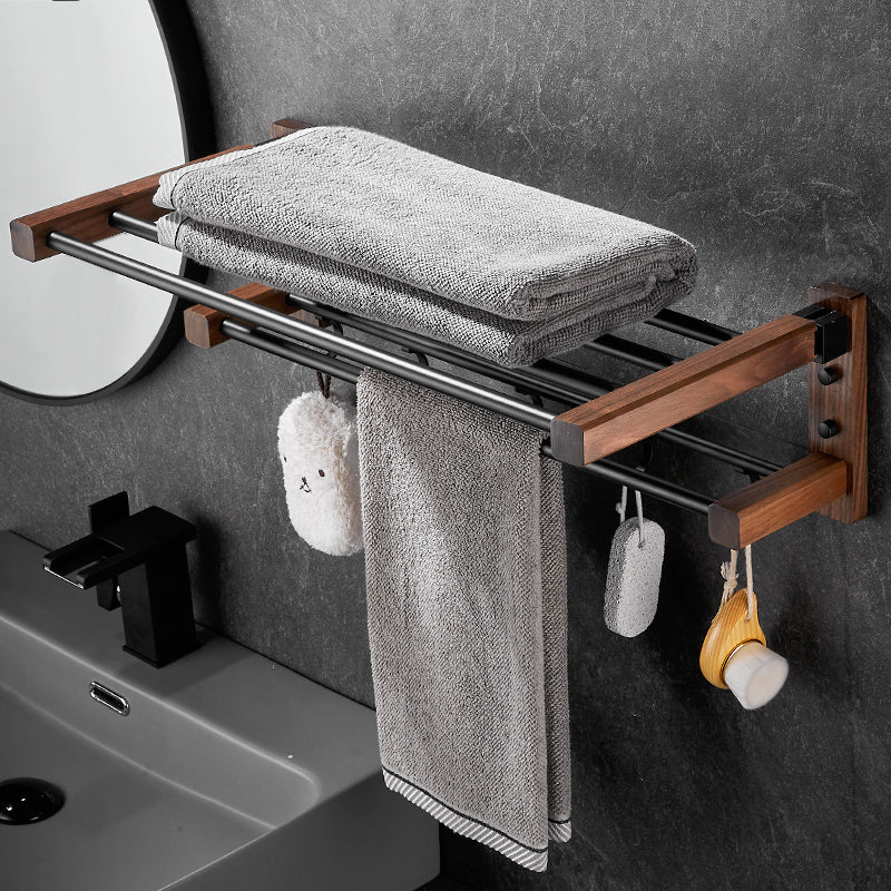 Avtoit | Modern black bathroom set bathroom shelf towel bar bathroom accessories set