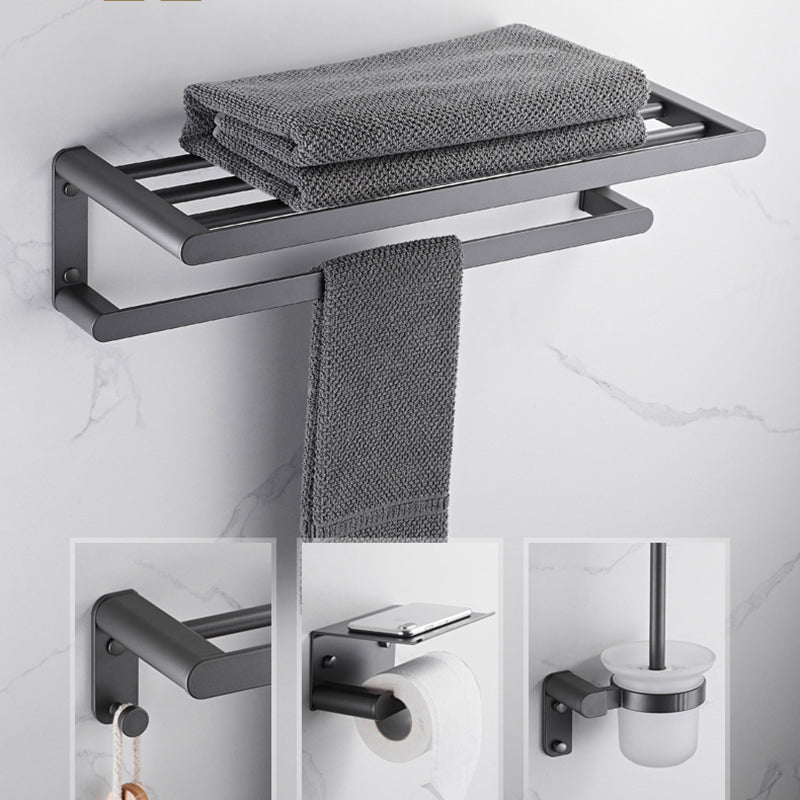 Avtoit | Modern Stainless Steel Towel Ring Bathroom Set Bathroom Shelf Bathroom Accessories Set