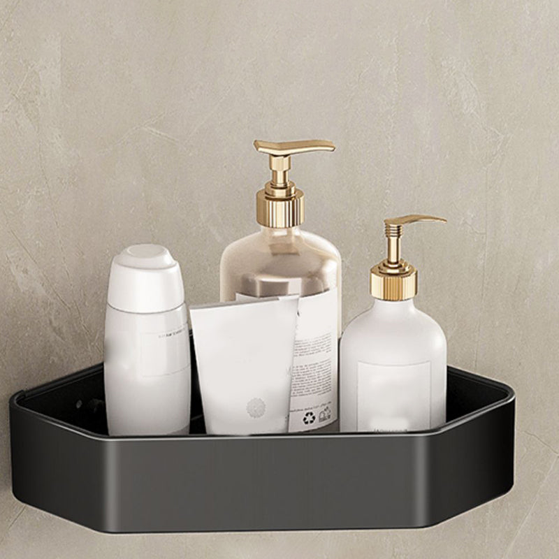 Avtoit | Modern Bathroom Set Matte Black Bathroom Shelf Towel Rack Bathroom Accessories Set