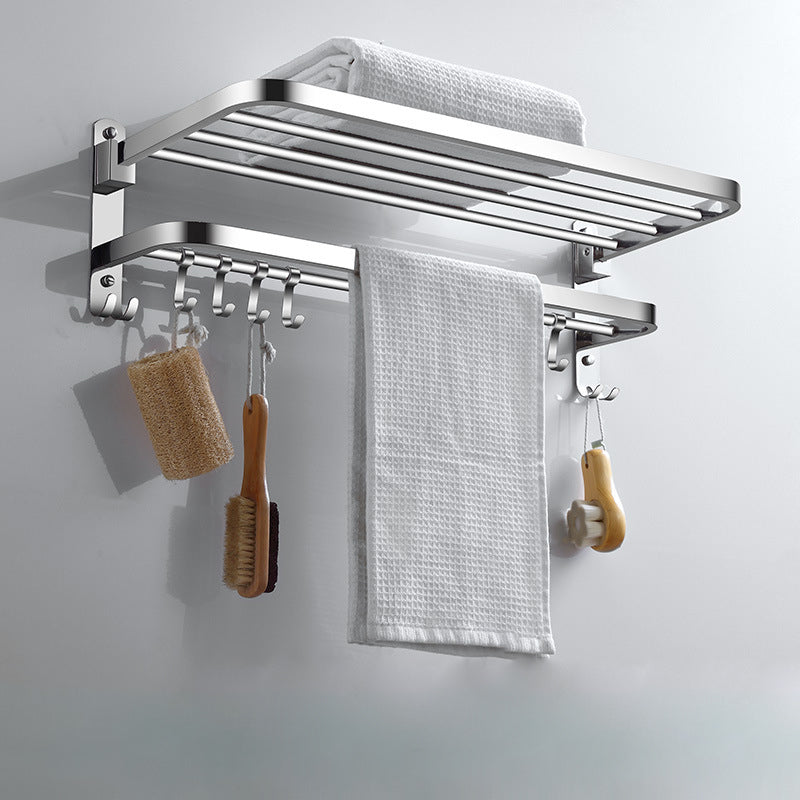 Avtoit | Modern Stainless Steel Bathroom Set Paper Holder Bathroom Shelf Bathroom Accessories
