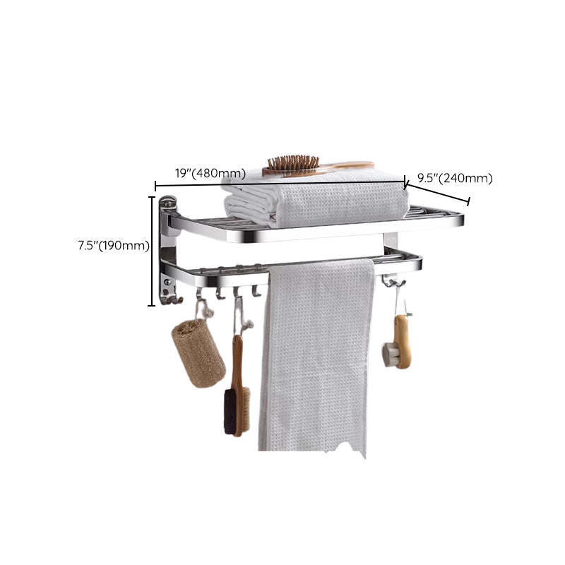 Avtoit | Modern Stainless Steel Bathroom Set Paper Holder Bathroom Shelf Bathroom Accessories