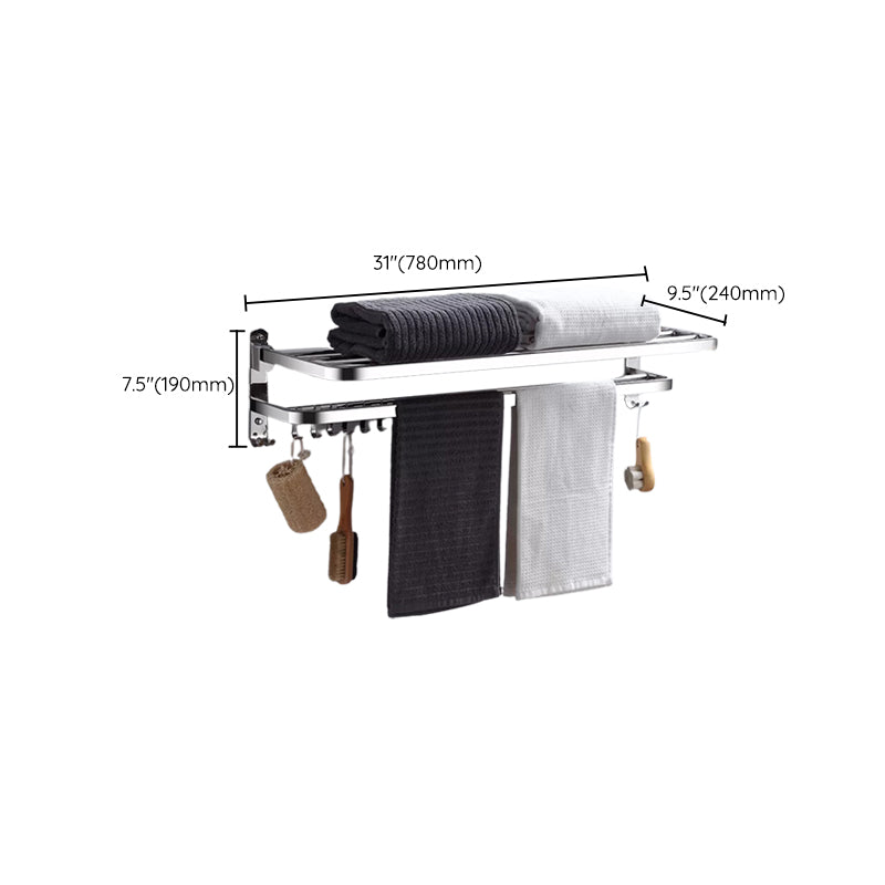 Avtoit | Modern Stainless Steel Bathroom Set Paper Holder Bathroom Shelf Bathroom Accessories