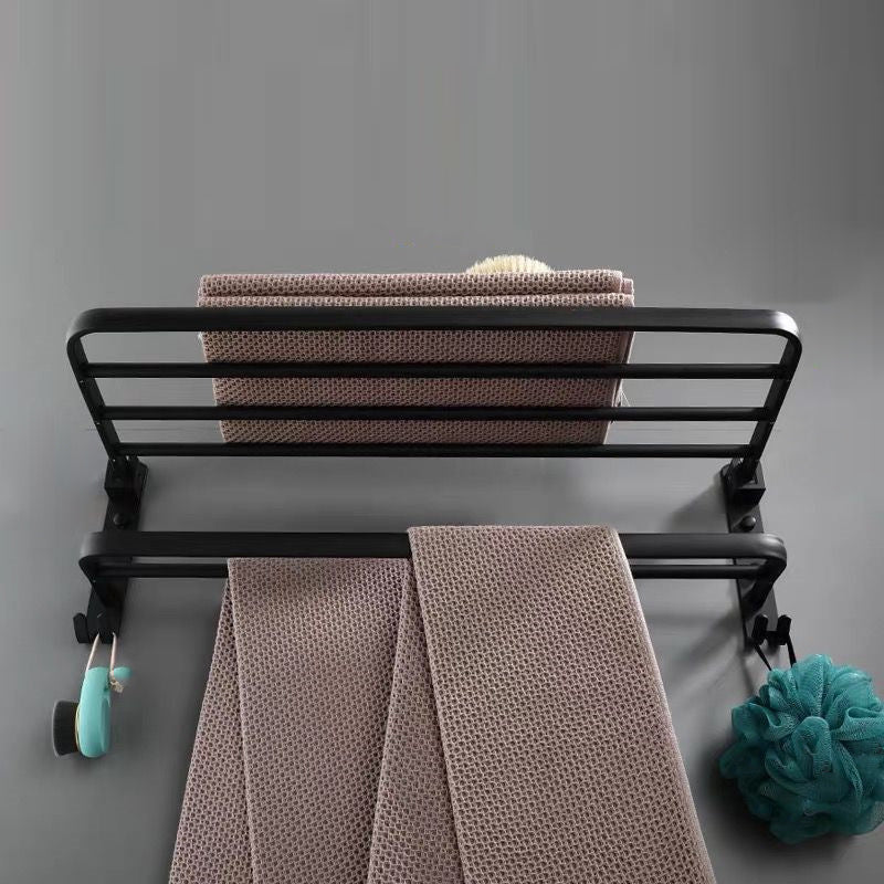 Avtoit | Modern Bathroom Accessory Set Black Soap Dish Bath Shelf Bathroom Set