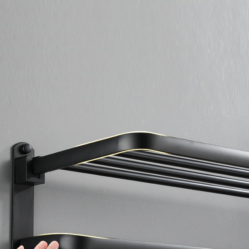 Avtoit | Modern Bathroom Accessory Set Black Soap Dish Bath Shelf Bathroom Set