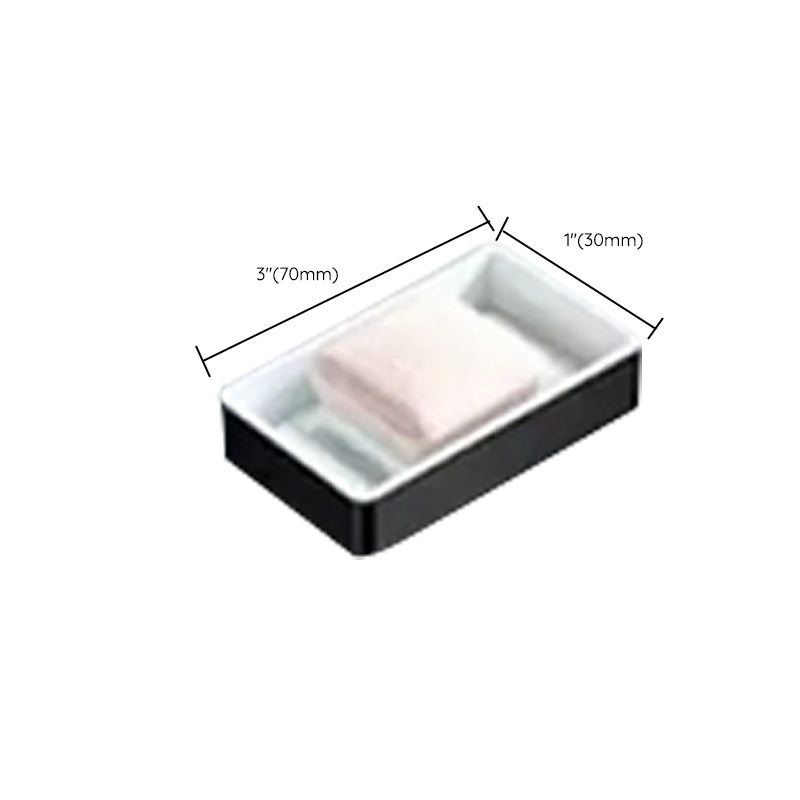 Avtoit | Modern Bathroom Accessory Set Black Soap Dish Bath Shelf Bathroom Set