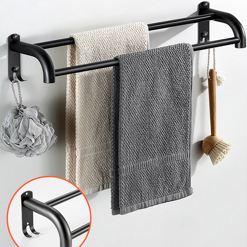 Avtoit | Modern Bathroom Accessories Black Paper Holder Bathroom Shelf Bathroom Accessory Set