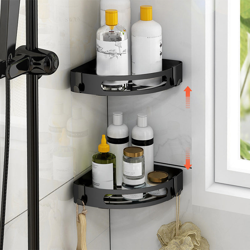 Avtoit | Modern Bathroom Accessories Black Paper Holder Bathroom Shelf Bathroom Accessory Set