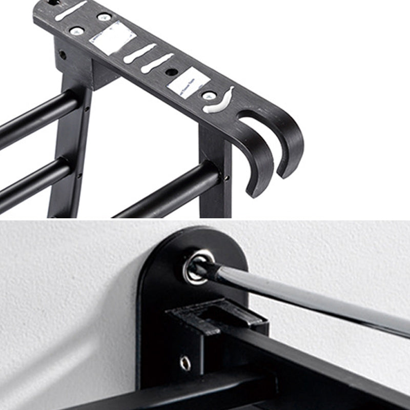 Avtoit | Modern Bathroom Accessories Black Paper Holder Bathroom Shelf Bathroom Accessory Set