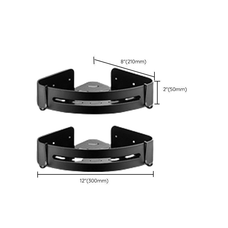 Avtoit | Modern Bathroom Accessories Black Paper Holder Bathroom Shelf Bathroom Accessory Set