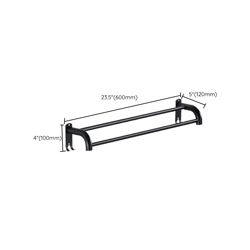 Avtoit | Modern Bathroom Accessories Black Paper Holder Bathroom Shelf Bathroom Accessory Set