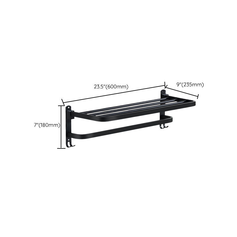 Avtoit | Modern Bathroom Accessories Black Paper Holder Bathroom Shelf Bathroom Accessory Set