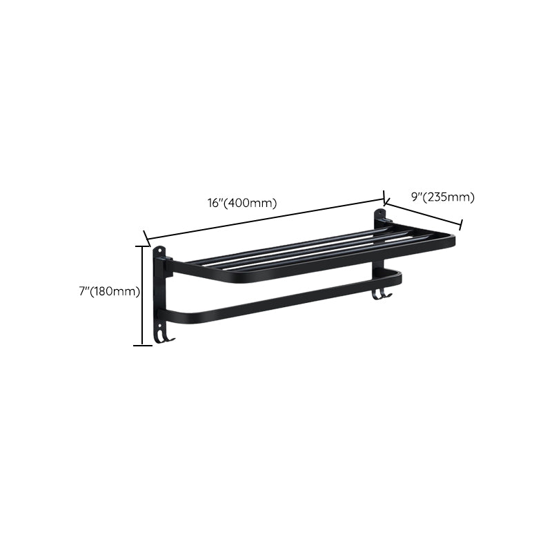 Avtoit | Modern Bathroom Accessories Black Paper Holder Bathroom Shelf Bathroom Accessory Set