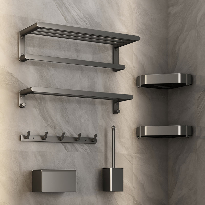 Avtoit | Matte Gray Bathroom Hardware Set Modern Bathroom Accessories Set