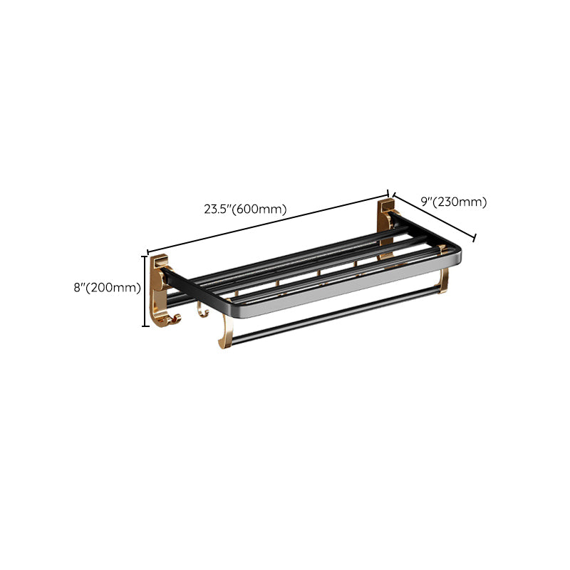 Avtoit | Traditional Black Aluminum Bathroom Fittings Set Bathroom Accessories Kit