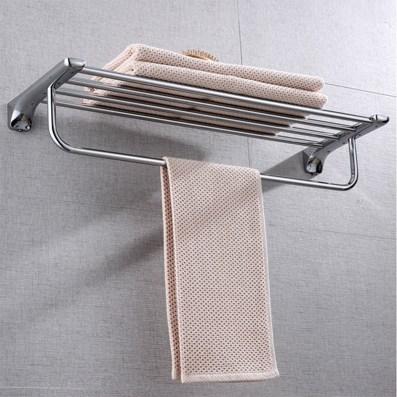 Avtoit | Modern Bathroom Hardware Paper Holder Bathroom Shelf Silver Bathroom Accessory Set
