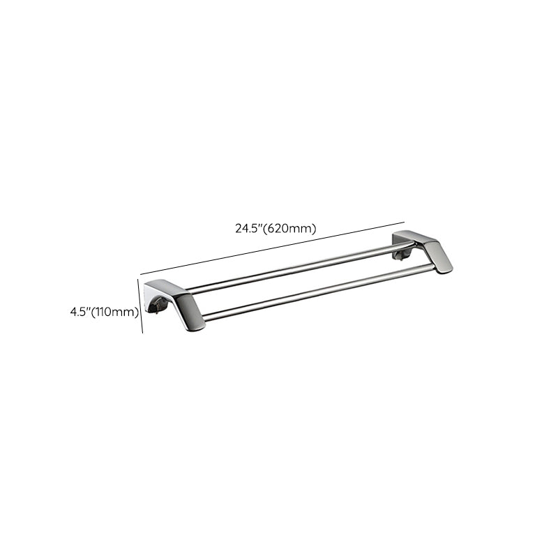 Avtoit | Modern Bathroom Hardware Paper Holder Bathroom Shelf Silver Bathroom Accessory Set