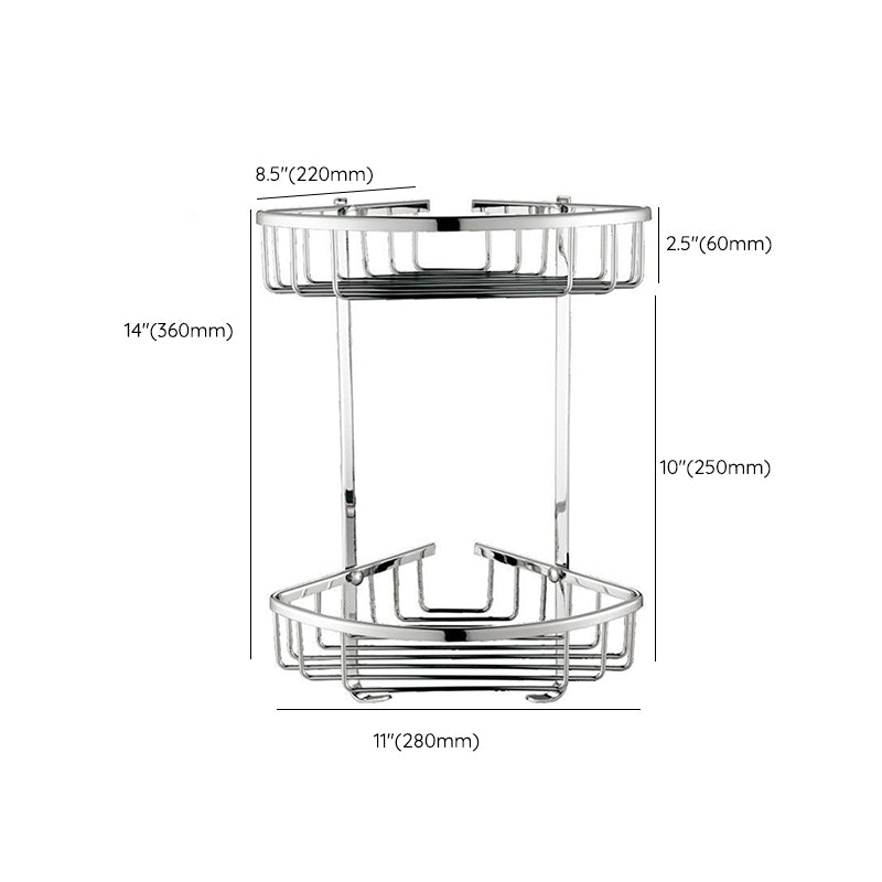 Avtoit | Modern Bathroom Hardware Paper Holder Bathroom Shelf Silver Bathroom Accessory Set