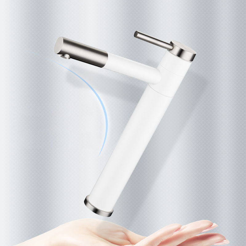 Avtoit | Modern Vessel Sink Faucet Stainless Steel Single Handle Low Arc Pull Down Vessel Faucet