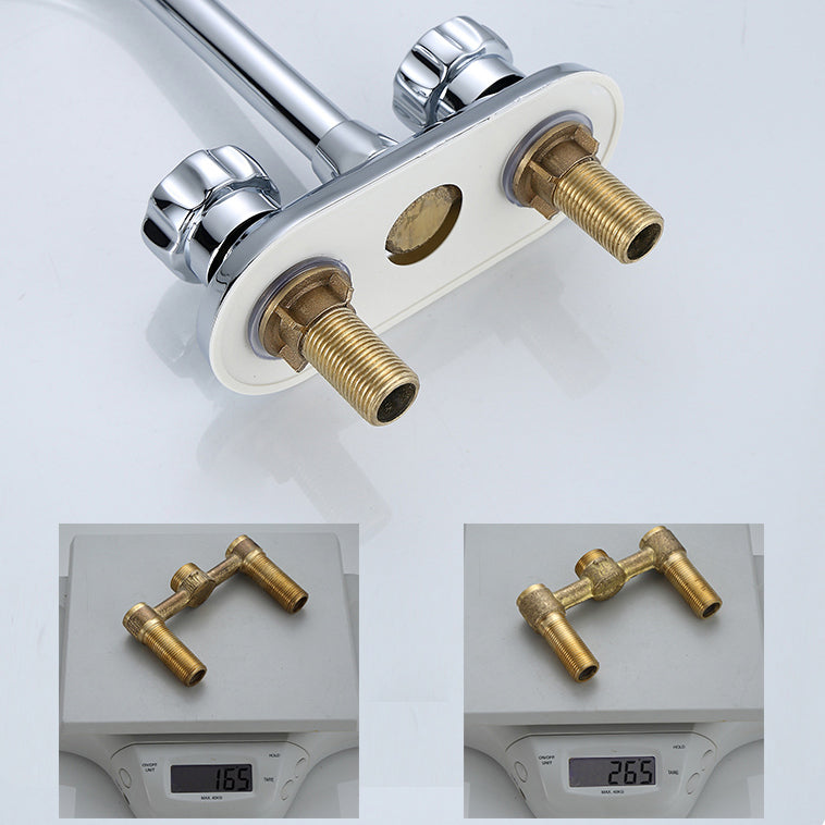 Avtoit | High arch conversion faucet two-handle brass sink faucet for the bathroom