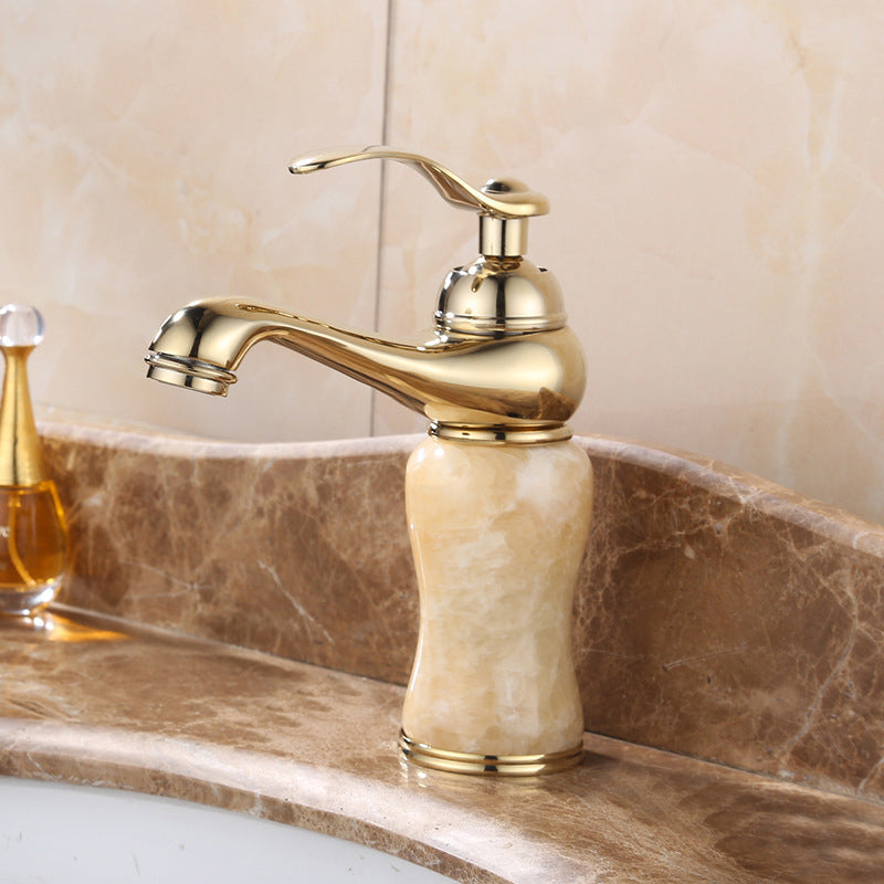 Avtoit | Luxury Vessel Faucet Brass Lever Handles Low Arc Sink Faucet