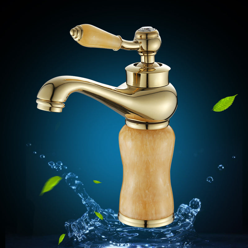 Avtoit | Luxury Vessel Faucet Brass Lever Handles Low Arc Sink Faucet