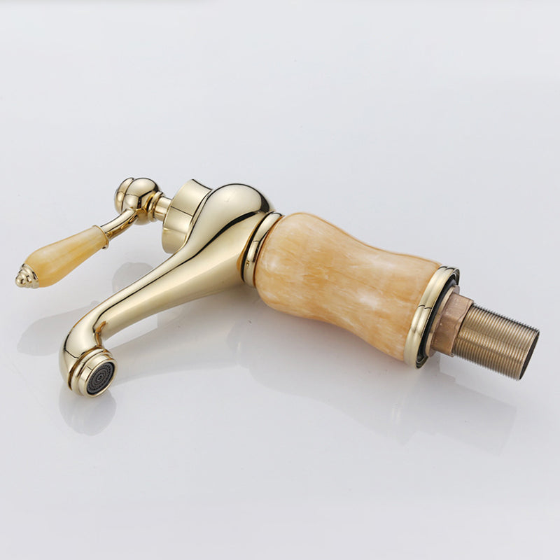 Avtoit | Luxury Vessel Faucet Brass Lever Handles Low Arc Sink Faucet