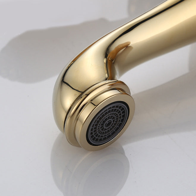 Avtoit | Luxury Vessel Faucet Brass Lever Handles Low Arc Sink Faucet