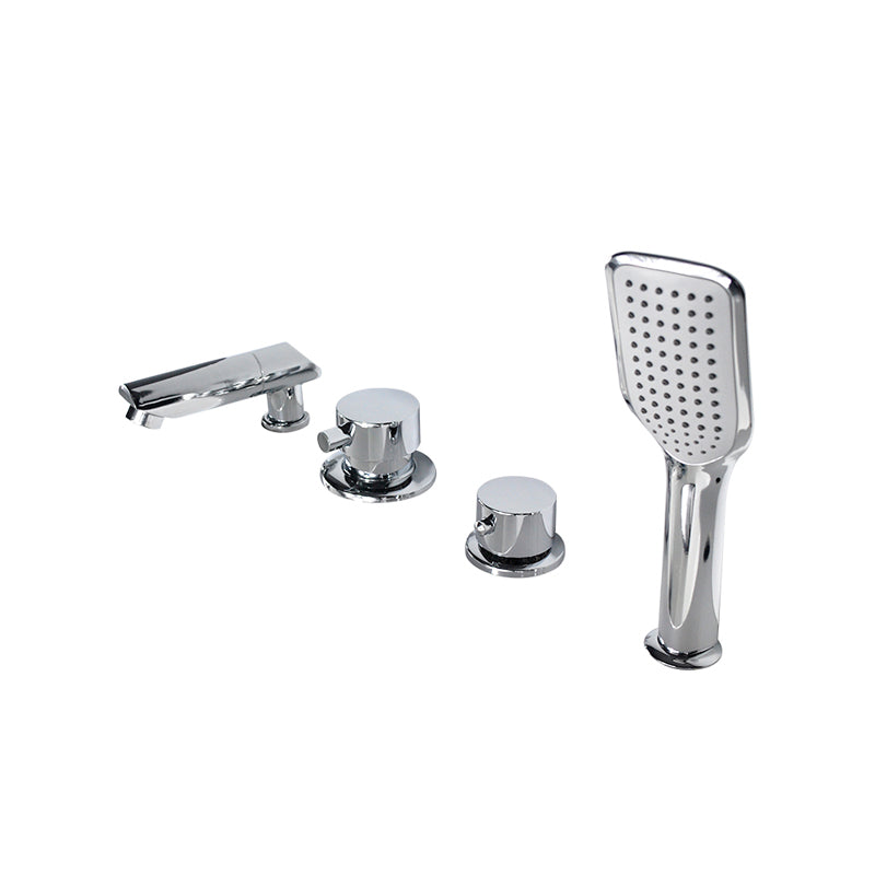 Avtoit | Wall-mounted Copper Roman Bathtub Faucet Low Arc Roman Bathtub Filler Trim