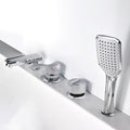 Avtoit | Wall-mounted Copper Roman Bathtub Faucet Low Arc Roman Bathtub Filler Trim