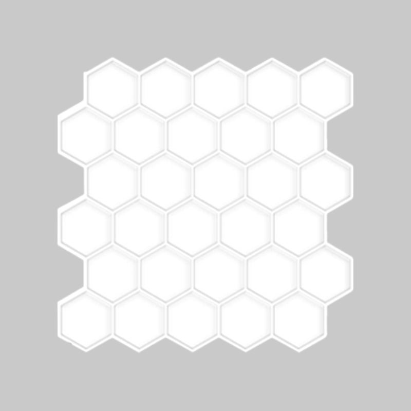 Avtoit | Peel-and-Stick Tiles Hexagonal Waterproof PVC Peel & Stick Mosaic Tile for Shower