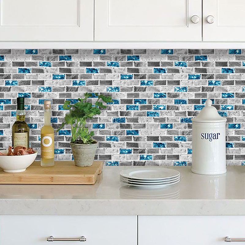 Avtoit | Peel and Stick Wall Tile Water Repellent Rectangle PVC Peel & Stick Subway Tile