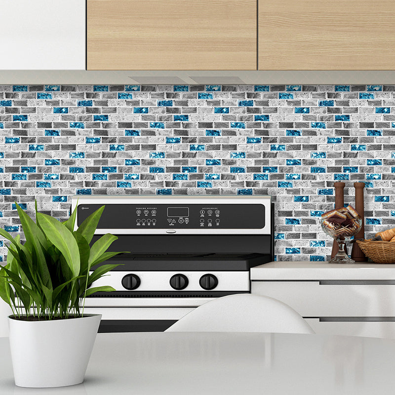 Avtoit | Peel and Stick Wall Tile Water Repellent Rectangle PVC Peel & Stick Subway Tile
