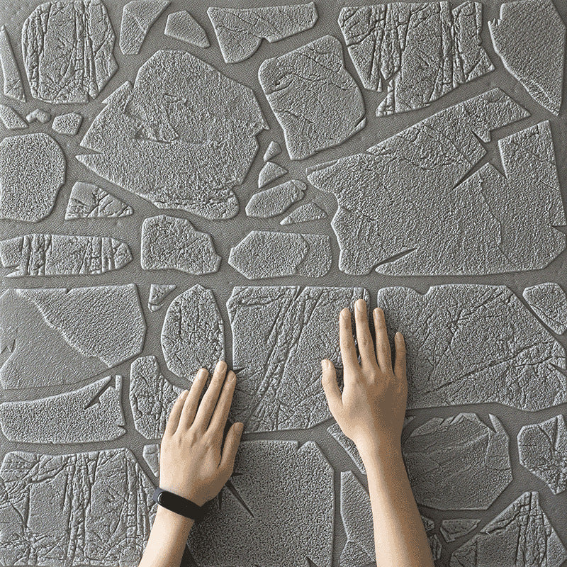 Avtoit | Modern Pearl Wainscoting PVC Wall Access Panel Peel and Stick Wall Tile for Bedroom