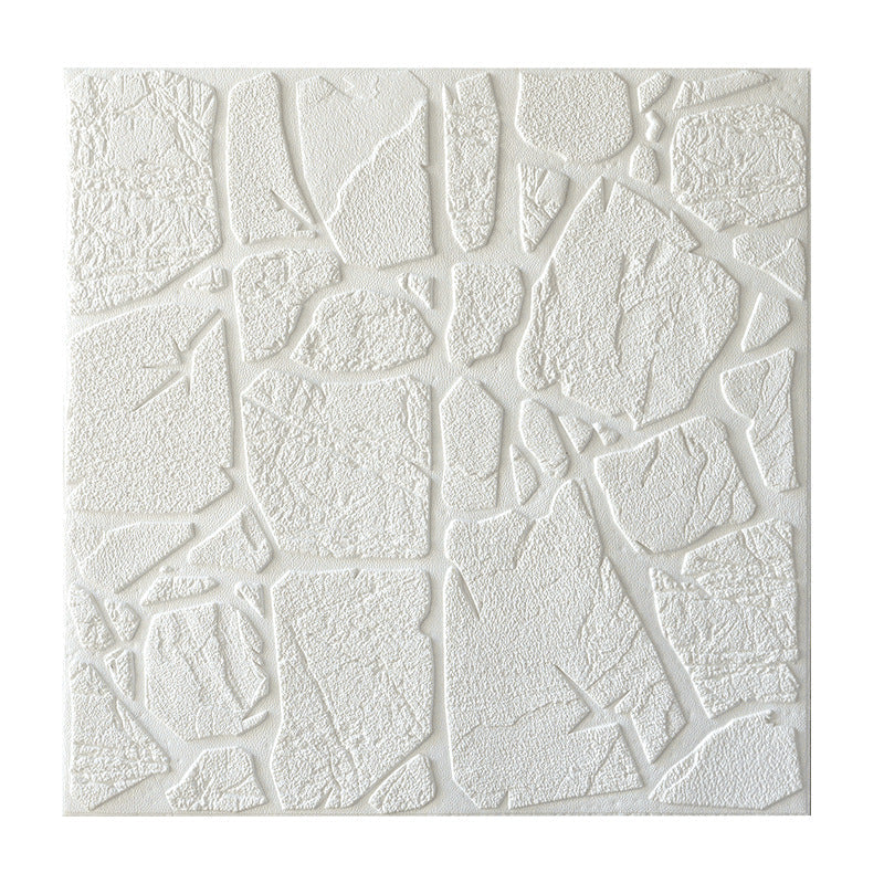 Avtoit | Modern Pearl Wainscoting PVC Wall Access Panel Peel and Stick Wall Tile for Bedroom