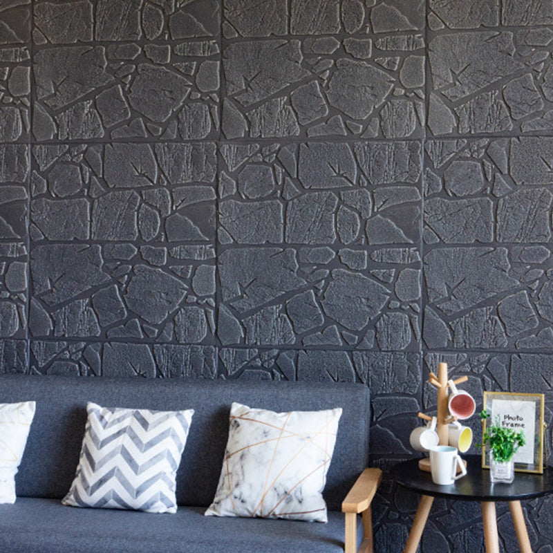 Avtoit | Modern Pearl Wainscoting PVC Wall Access Panel Peel and Stick Wall Tile for Bedroom