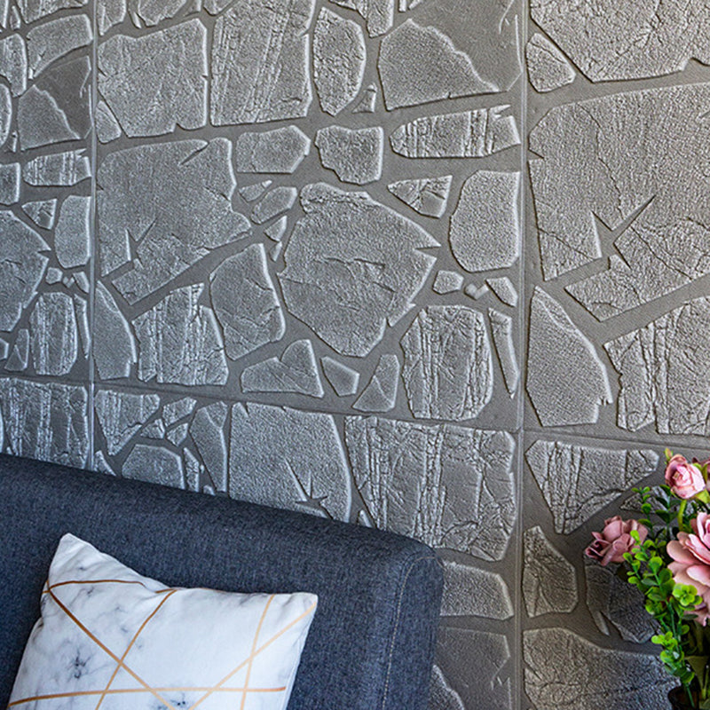 Avtoit | Modern Pearl Wainscoting PVC Wall Access Panel Peel and Stick Wall Tile for Bedroom